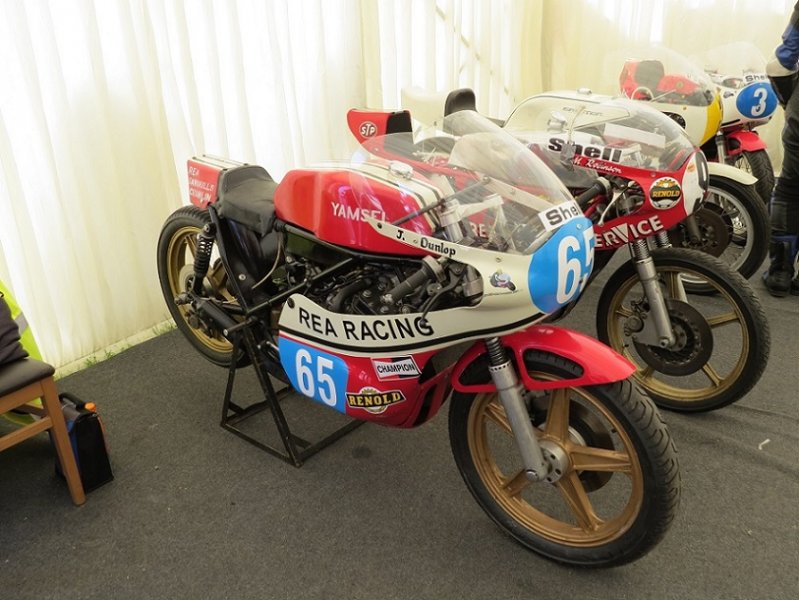 033 Joey Dunlop's Display (28 bikes) MGP 2014.JPG