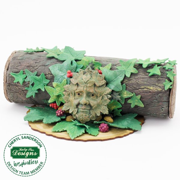 Cheryl Sanderson Green Man Log.jpg