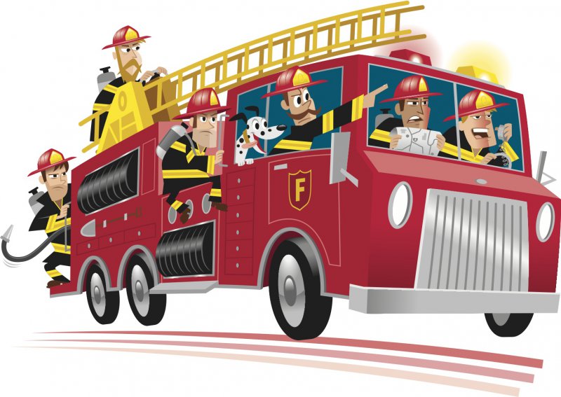 Fire Truck Cartoon Wallpaper Cartoon fire truck firetruck.jpg