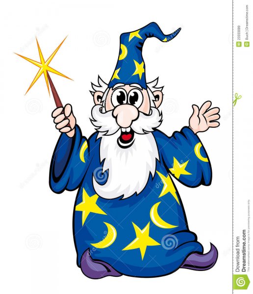Royalty Free Stock Images_ Cartoon wizard man_ Image_ 23333089.jpg