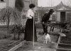 Cleaning up the yard in Spring c.1900-05 by Jeanette Bernard.JPG