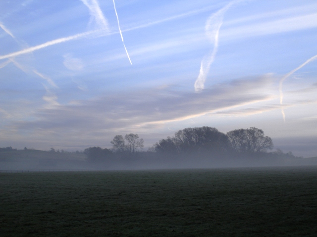 Misty November dawn